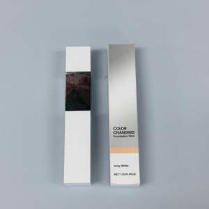 Cosmétiques coréens, stick correcteur 2-en-1, double tête, changeant de couleur, stick de fond de teint longue durée avec pinceau correcteur - Product Image 5