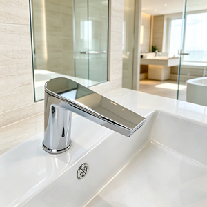 Nuevo Grifo de Lavabo Automático Todo en Uno con Sensor Táctil, Válvula de Cerámica, Acabado Cromado, Hecho de Aleación de Zinc - Product Image 2