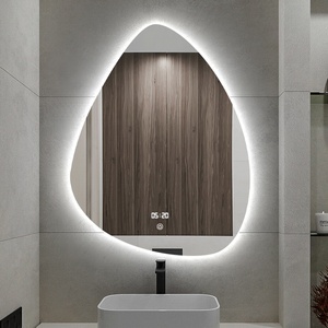 Vanity Treo Tường Thiết Kế Thời Trang <span class=keywords><strong>LED</strong></span> Phòng Tắm Gương Trong Hình Dạng Bất Thường Thông Minh Backlit Phụ Kiện Phòng Tắm Cho Bán Sỉ - Product Image 1
