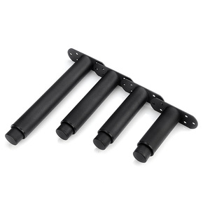 Furniture Leg Black Cold Rolled Steel Minimalist Design Easy Installation <b>Bed</b> Support Adaptable For Various Furniture - Product Image 1