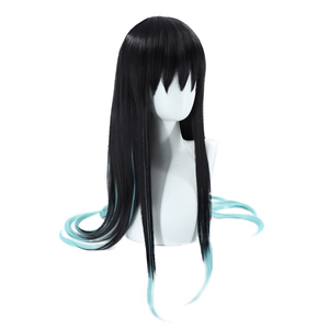 Parrucca <span class=keywords><strong>Cosplay</strong></span> Anime Ainizi Serie Demon Slayer Kimetsu No <span class=keywords><strong>Yaiba</strong></span>, Ruolo di Tokitou Muichirou, Parrucche <span class=keywords><strong>Cosplay</strong></span> per Ragazzi - Product Image 1