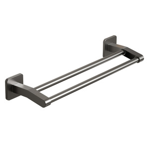 Porte-serviettes de salle de bain gris pistolet auto-adhésif fort <span class=keywords><strong>support</strong></span> de stockage et <span class=keywords><strong>support</strong></span> sans charge sans perçage - Product Image 5