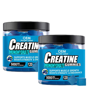 Gummie 1250mg di creatina monoidrato Halal GMP 120 contare integratore energetico senza zucchero per adulti vitamine OEM personalizzate - Product Image 6