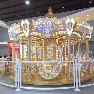 16 chỗ ngồi bán sân chơi trẻ em và người lớn đi xe trẻ em ngoài trời ngựa <span class=keywords><strong>Carousel</strong></span> cho công viên giải trí - Product Image 6