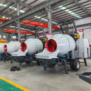 L-270 Portable Trailer Mounted diesel Electric <strong>Mini</strong> Concrete <strong>Cement</strong> <strong>Mixers</strong> with Pumps Machines Concrete Pump <strong>Mixer</strong> - Product Image 1