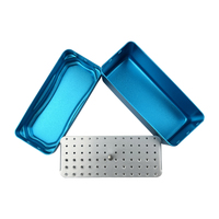 Caja esterilizadora dental para autoclave de 72 orificios, soporte para fresas, caja de desinfección para limas endodónticas, bloque para fresas de carburo, caja para brocas, herramienta para dentista