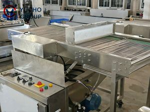 Nhà Máy 1200 hoàn toàn tự động toàn bộ yest Donut dây chuyền sản xuất Donut máy làm Donut máy đùn Máy cắt với hệ thống <span class=keywords><strong>PLC</strong></span> - Product Image 6