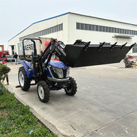 Haomin Traktor-Frontlader 4-in-1 Schaufel Kompatibel mit Traktor-Bagger Frontlade-/Heckbaggerfunktion Hochleistungsmotor