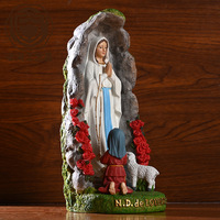 Statuette classique en résine Grotto, décor d'intérieur, peinte à la main, ornement de table, souvenir, cadeaux de remerciement pour anniversaire et mariage