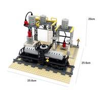Bloques de Construcción Personalizados, Modelo de Escena de Fábrica, Regalo de Aniversario Corporativo, Regalo Promocional, Juego de Bloques de Construcción OEM ODM