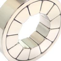 Ensemble d'aimants en arc Halbach Array NdFeB de 120 mm avec traitement de surface personnalisé par cintrage et soudage