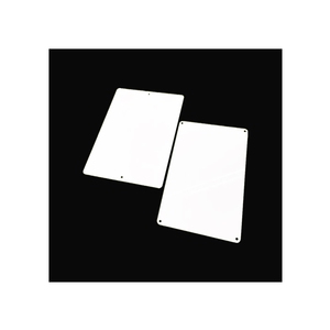 Trống dấu hiệu Đường Phố 12x9 inch W/bán kính. 025 inch nhôm trắng thăng hoa dấu hiệu khoảng trống - Product Image 1