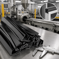 Joint d'étanchéité en mousse de caoutchouc EPDM haute performance pour portes et fenêtres en verre, profilés en aluminium – Dimensions personnalisables, découpe sur mesure