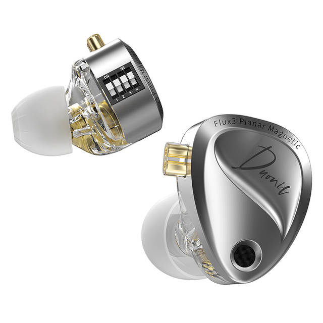 KZ-Duonic Dual Power Self-developed Three-magnetic Planar Magnetic Unit HiFi Earphones 4-position Customization