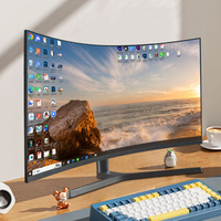 Monitor Gamer Curvo de Pantalla Ancha con Relación de Aspecto 21:9, Pantalla LED 4K de 165 Hz y 1 ms, Altura Ajustable, Venta al por Mayor