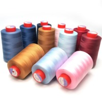 Hilos de Coser Industriales 40/2 50/2 para Máquinas Overlock, Hilos de Poliéster Hilados al por Mayor, Precio de Hilos de Coser para Confección de Ropa