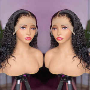 Оптовая продажа, дешевые парики из натуральных бразильских натуральных волос, Кудрявые Парики на фронтальной сетке для черных женщин, парики из натуральных волос - Product Image 1