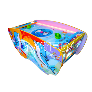 Dolphin Air Hockey Jeux de parc d'attractions d'intérieur Machine de jeu d'arcade Air Hockey 2 <span class=keywords><strong>joueurs</strong></span> pour enfants Mini - Product Image 2
