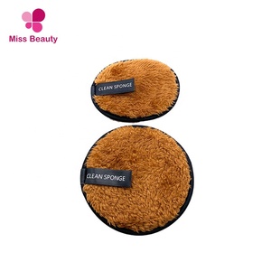 Miss Beauté Exfoliante Visage Nettoyant Doux Maquillage Poudre Éponge Feuilletée <span class=keywords><strong>Coton</strong></span> <span class=keywords><strong>Bio</strong></span> Tampon De Nettoyage - Product Image 3