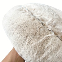 Coussin pour chien et chat personnalisable, motifs variés, vente en gros, haute qualité, fausse fourrure, chaud, confortable, rond, peluche naturelle, plusieurs tailles