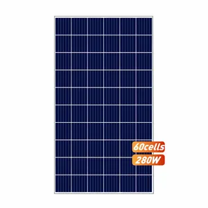 Top panel năng lượng mặt trời nhà sản xuất Centro dân cư sử dụng 280Watt hiệu suất cao Poly panel năng lượng mặt trời perc PV module để bán
