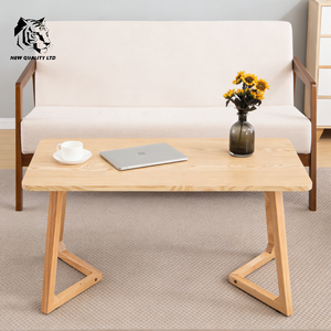 Fabricante chino, precio bajo, personalizado, en stock, estilo rústico, envío inmediato, nueva moda, muebles de sala de estar, mesa de centro de madera - Product Image 2