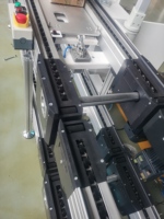Transportador de Rodillos Gratuito para Líneas de Prueba y Enfriamiento Automatizadas, Sistema de Transportador Modular a Prueba de Polvo y ESD, Personalizado