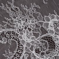 Dentelle en nylon à motif floral pour bordure de cils, fabriquée à la machine, accessoires vestimentaires