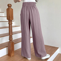 Pantalon d'été léger en mousseline anti-UV et anti-moustiques pour femme