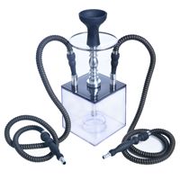 Tuyau de chicha portable en cuir givré, durable et écologique, pour bar, voyage, cadeau