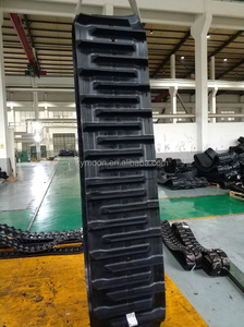 Cadena de Goma Agrícola (350*90, 400*90, 450*90) para Cosechadora Kubota AR90/AR98, Cadena de Goma para Tractor D550*90P*56 - Product Image 5