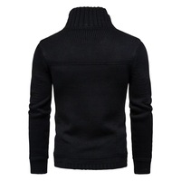 Cárdigan de Hombre a Rayas de Viscosa/Algodón, Casual, con Cuello Camisero, Cierre de Botón, Corte Ajustado, Manga Larga, Transpirable, Tejido de Punto, para Otoño