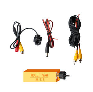 Caméra de recul ccd avec 8led pour voiture, à vue arrière, Vision nocturne, moniteur de stationnement automobile, étanche, petite paille chapeau, caméra de recul - Product Image 5