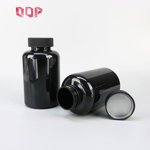 500ml Customized Black Capsule Bottle Pharmaceutical <b>Packaging</b> PET Plastic Bottle Pill Jar For Health Products With Screw Cap - Product Image 4