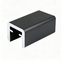 Main courante en alliage d'aluminium de qualité supérieure avec fente ultra-étroite pour les stations de transport, les couloirs de bureaux et les places publiques