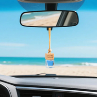 Diffuseur d'huiles essentielles pour voiture, mini diffuseur suspendu de 10 ml, lavande, jasmin, océan, pour parfumer l'air de la voiture