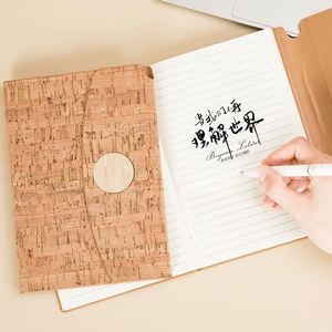 Corporate Bank School Premium Gifts Eco-Friendly Office Cork Magnetic <b>Diary</b> Custom Thickened <b>A5</b> Notebook - Product Image 6