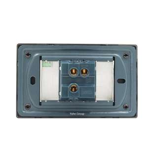 Enchufe universal cuadrado de acero inoxidable, panel de interruptor de luz con adaptador, interruptor de pared para el hogar - Product Image 6