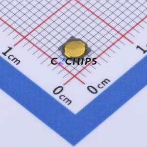 YTSA005A0351801B Tactile Switch SMD Switch Single Pole Single Throw Round Button 1.8N Vertical Mount - Product Image 1