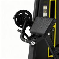 Équipement de fitness professionnel pour usine et usage commercial, Station multifonction, Machine d'entraînement des biceps, Conception à système de pinces, Acier au carbone
