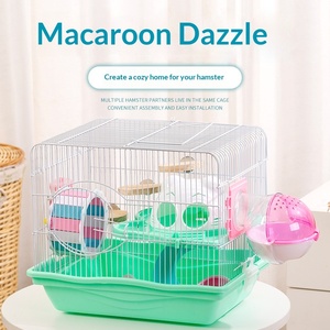 Cage à hamster <span class=keywords><strong>de</strong></span> luxe en fil <span class=keywords><strong>de</strong></span> fer double couche, grande et spacieuse, pour hamster syrien et nain, <span class=keywords><strong>vente</strong></span> en gros pour animaleries - Product Image 2