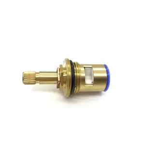 Fast Open Faucet Brass Cartridge Core Spindle Taps Ceramic Mixer Cartridge Brass Parts