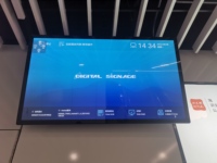 Écran tactile Android Affichage numérique mural LCD 55 pouces Écran d'affichage publicitaire