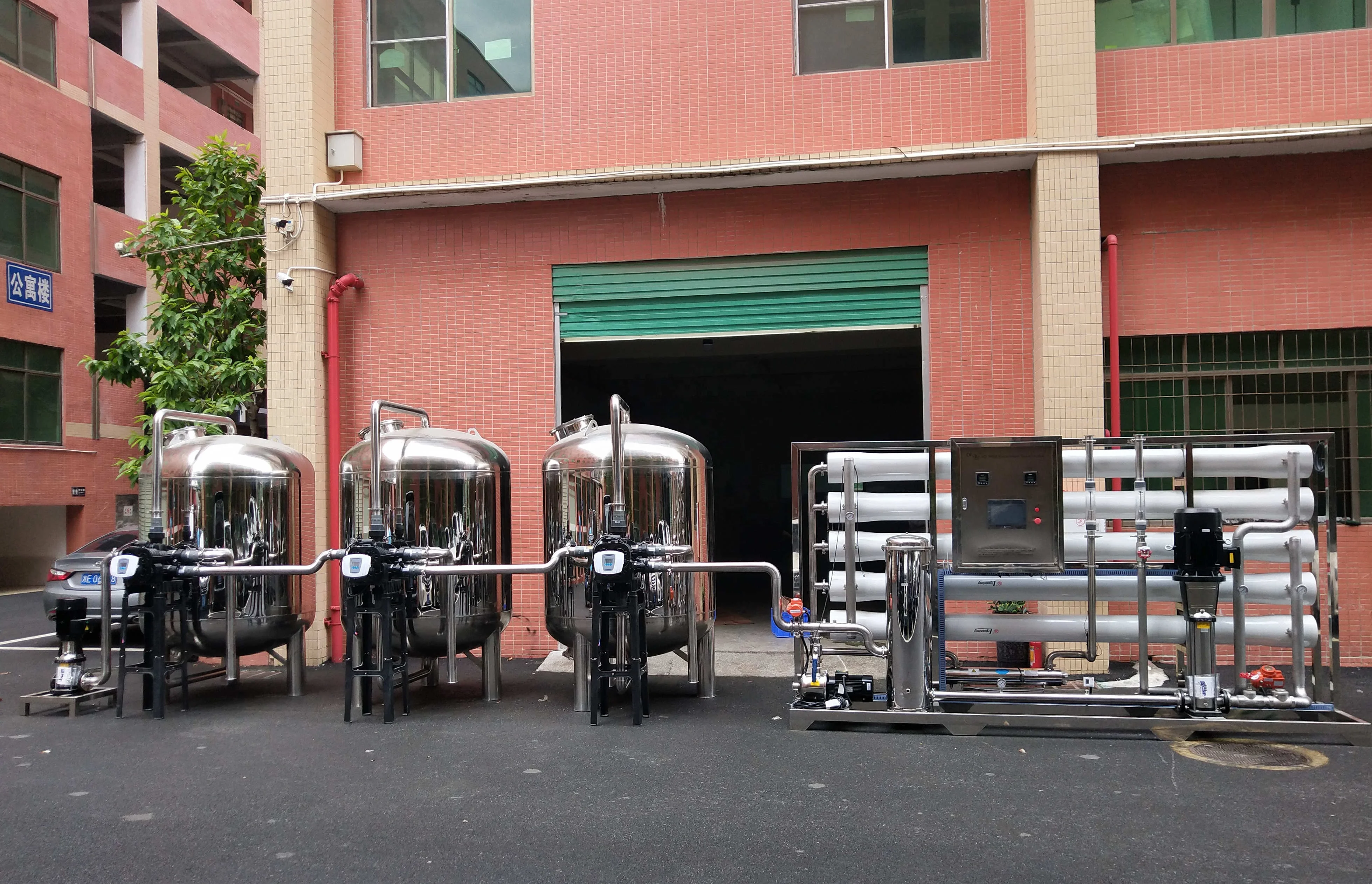 RO Water Treatment Brackish Water System For TDS Salinity And Hardness Removal