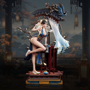 SE7ART Figura de Resina Premium Ecológica Mejorada, Modelo GK, Figura de Calle de Luchadora China de Kung Fu con Cheongsam - Product Image 3