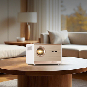 Máy chiếu LCD BYINTEK phong cách Bắc Âu 1000 ANSI Lumens, độ phân giải 1080P, model T5, di động, dùng cho gia đình, chất liệu vải, hỗ trợ 4K, tích hợp loa trầm chuyên nghiệp - Product Image 1