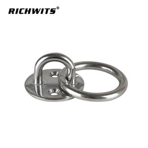 Hebillas de Trinquete de Acero Inoxidable 304/316, Placa Redonda con Anillo, Sujetador para Toldo con Anillo, Perno para Asiento de Barco con Anillo - Product Image 5
