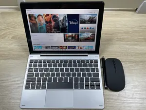 저렴한 노트북 2 1 창 s 노트북 학생 10.1 인치 Win10 태블릿 PC 분리형 키보드 BT 마우스 터치 펜