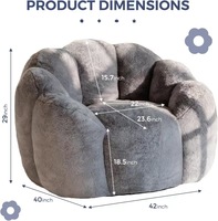 Nouveau fauteuil inclinable en similicuir PU, style Japandi minimaliste, fauteuil en fausse fourrure, pour petits appartements, salon, chambre, meubles de loisirs pour la maison