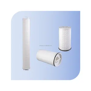 Factory Price 10inch 0.1 micron PP Pleated filter cartridge for mineral water/wine millipore filter